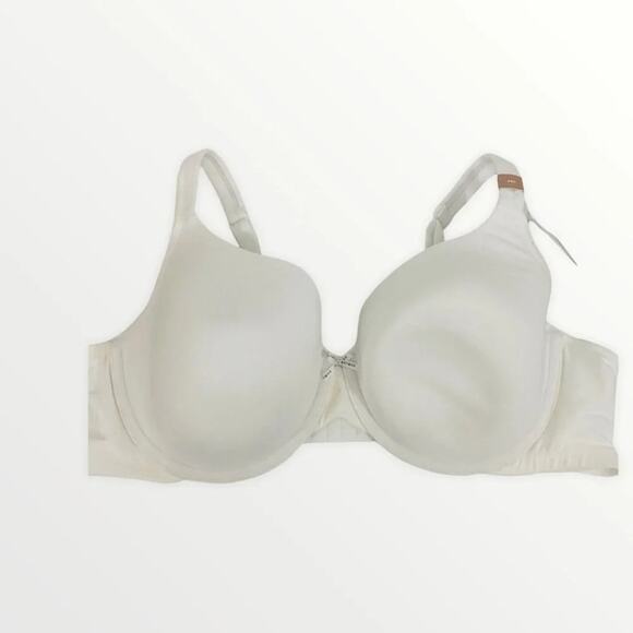 Lane Bryant Cacique White Lightly Lined T Shirt Bra 46C - Picture 1 of 8